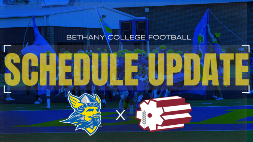 Bethany College Football Announces Schedule Change