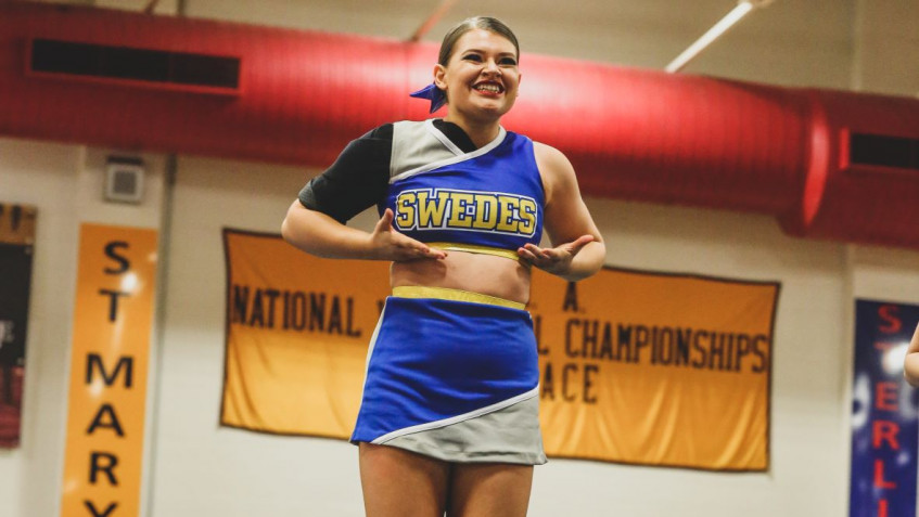 CHEER AND DANCE PERFORM IN KCAC CHEER AND DANCE CONFERENCE CHAMPIONSHIPS