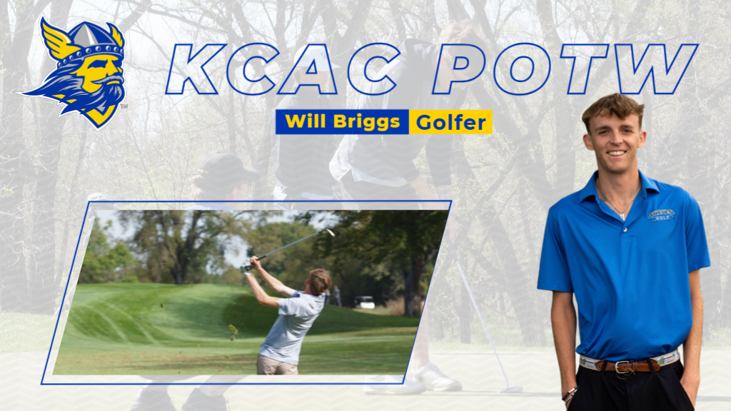 BRIGGS EARNS KCAC POTW HONORS