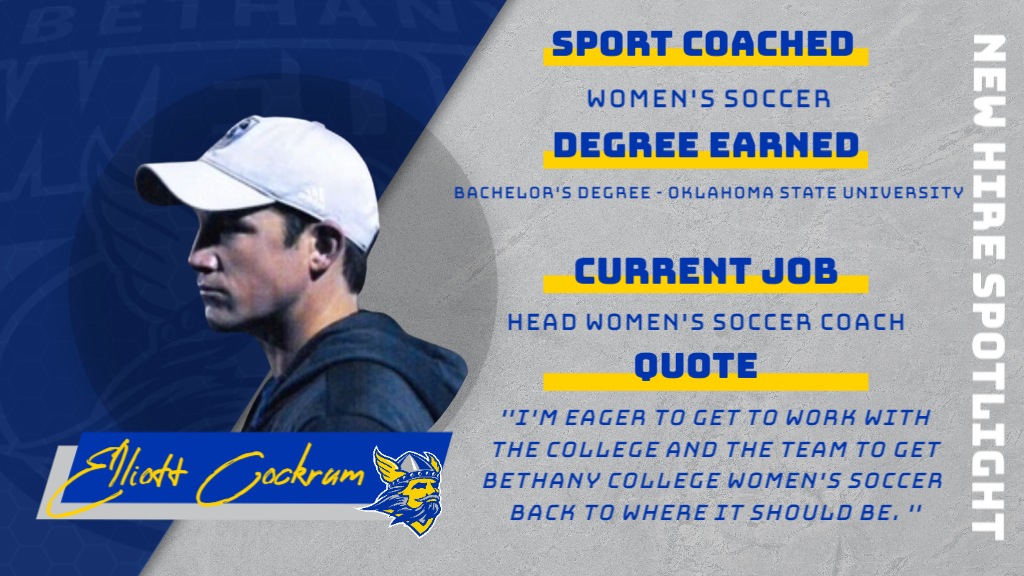 COCKRUM NAMED WOMEN’S SOCCER HEAD COACH
