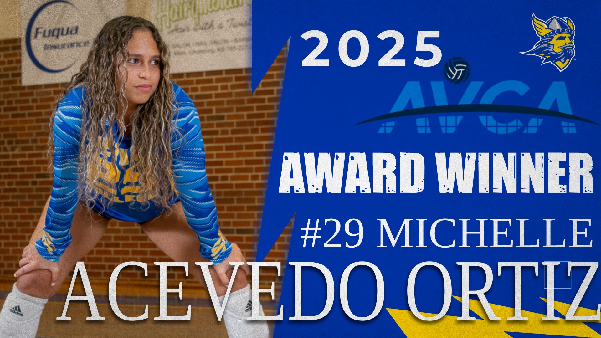 ACEVEDO ORTIZ EARNS AVCA MIDCENTRAL REGION HONORABLE MENTION